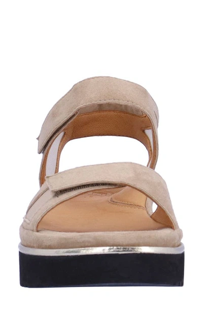 Shop L'amour Des Pieds Arna Sandal In Taupe