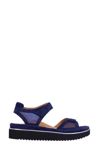 L'amour Des Pieds Arna Sandal In Navy