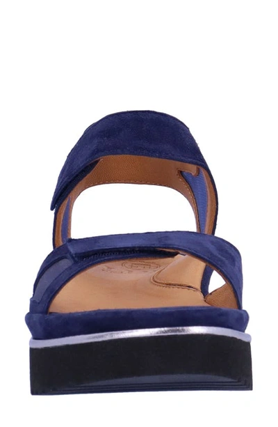 Shop L'amour Des Pieds Arna Sandal In Navy