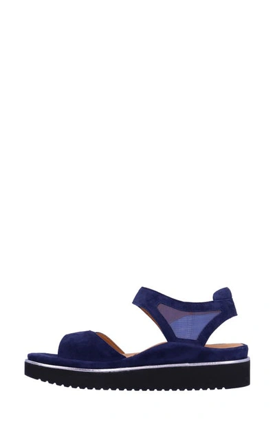 Shop L'amour Des Pieds Arna Sandal In Navy