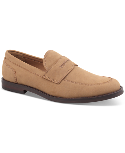 Shop Alfani Men's Tobias Slip-on Penny Loafers, Created For Macy's In Tan