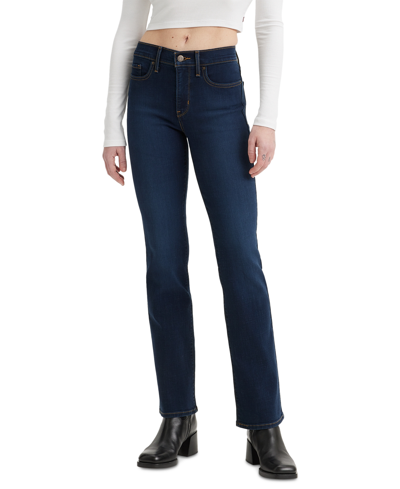 Shop Levi's 315 Shaping Mid Rise Lightweight Bootcut Jeans In Cobalt March