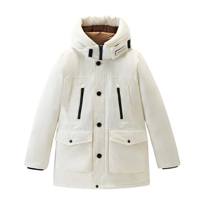Shop Woolrich Arctic Parka In Ramar Cloth In Arctic_white