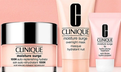 Shop Clinique Moisture Surge Megastars Hydrating Skin Care Set (limited Edition) $77 Value