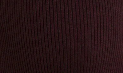 Ripe Maternity Maternity Ruby Rib Nursing Dress Maroon In Chocolate