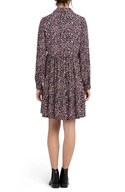 RIPE MATERNITY RIPE MATERNITY LEAH LONG SLEEVE MATERNITY//NURSING SHIRTDRESS 