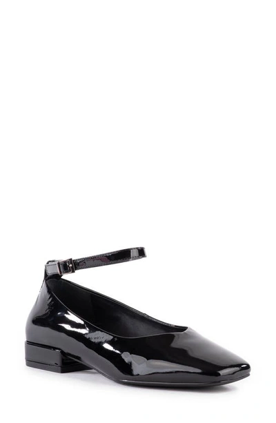 Shop Seychelles Pumpkin Ankle Strap Square Toe Pump In Black