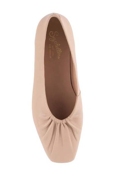 Shop Seychelles The Little Things Square Toe Ballet Flat In Vacchetta