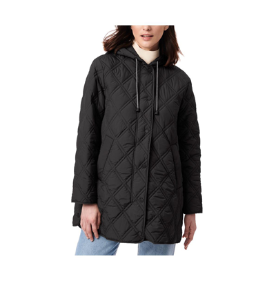 Shop Bernardo Women's Light Weight Quilted Jacket In Black