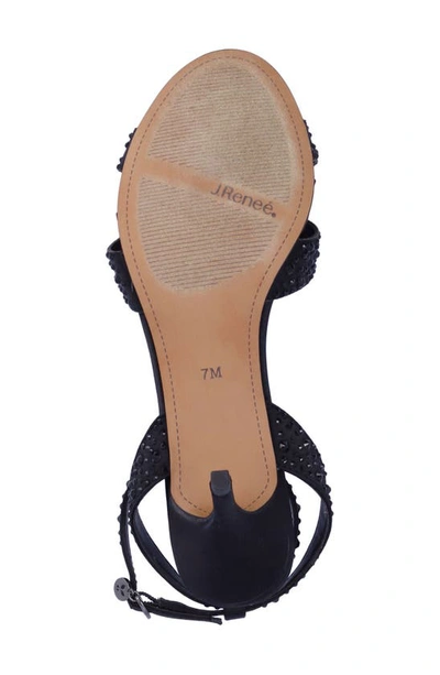 J. Reneé Sarlon Ankle Strap Sandal In Black