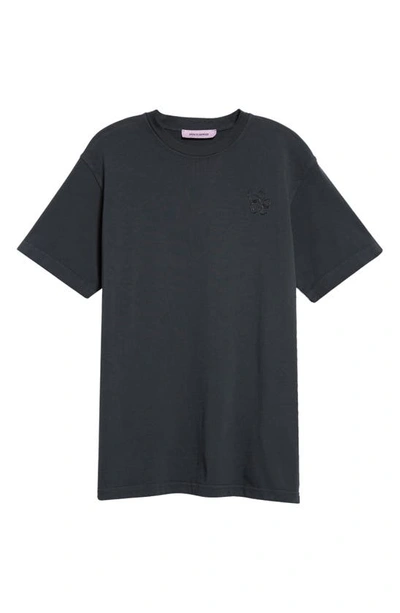 Maccapani Eusebio Compact Cotton Jersey T-shirt In Black