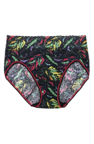 Shop Hanky Panky Print Lace Briefs In Floating
