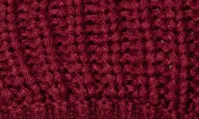 Shop Edikted Cori Two-piece Knit Bandeau & Shrug Sweater In Burgundy