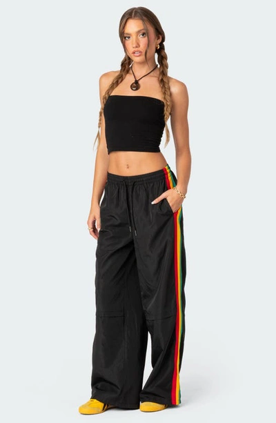 Edikted Brasil Track Pants In Black