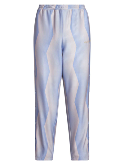 Shop Acne Studios Men's Prinkle Football Pants In Blue Beige