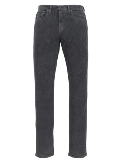 Shop Johnnie-o Men's Cardif Corduroy Five-pocket Jeans In Granite