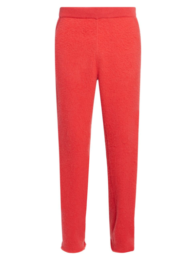 Shop Zegna X The Elder Statesman Men's  Oasi Cashmere Joggers In Red Solid
