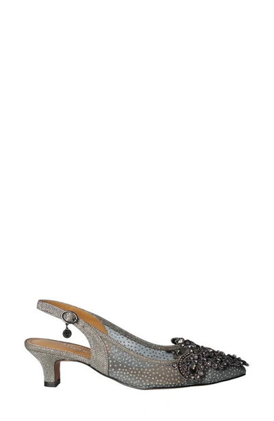 J. Reneé Strovanni Slingback Pump In Pewter