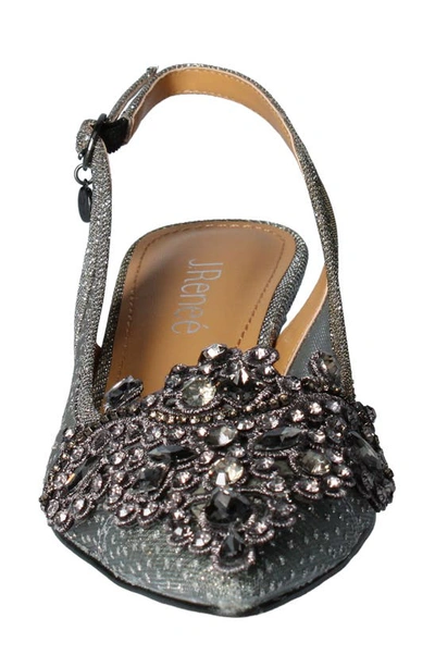 J. Reneé Strovanni Slingback Pump In Pewter