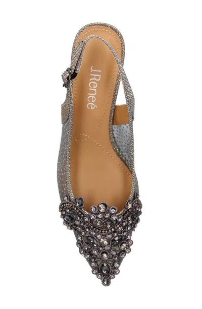 J. Reneé Strovanni Slingback Pump In Pewter