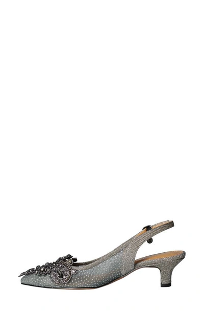 J. Reneé Strovanni Slingback Pump In Pewter