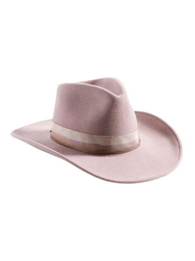 Shop Freya Women's Mallow Wool Felt Cowgirl Hat In Mauve