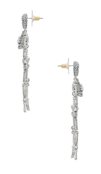 Baublebar Bonafide Bones Mobile Earrings In Silver