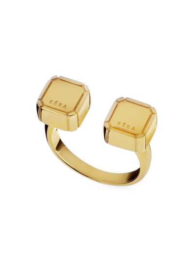 Shop Eéra Women's Piercing 18k Yellow Gold Cuff Ring