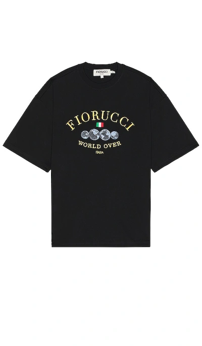 Shop Fiorucci World Over T-shirt In Black