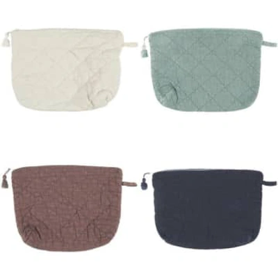 Shop Ib Laursen Quilted Washbag In Green