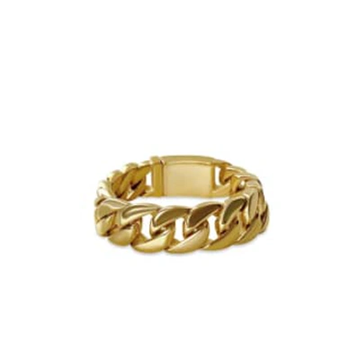 Shop Anisa Sojka Chunky Chain Bracelet In Gold