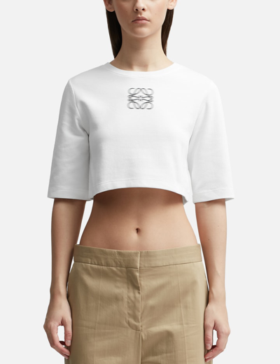 Loewe Anagram Cotton-Blend Crop Top