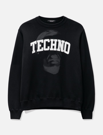 Shop Undercover Techno Crewneck Sweatshirt In Black