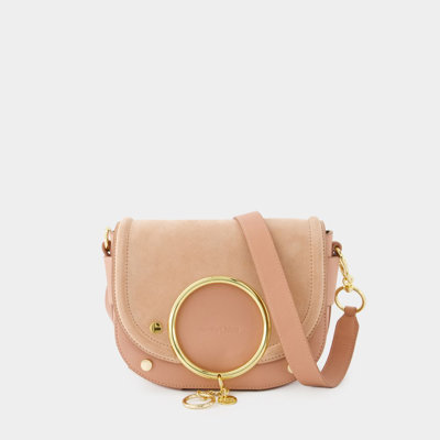 Shop See By Chloé Mara Crossbody - See By Chloã© - Leather - Coffee Pink