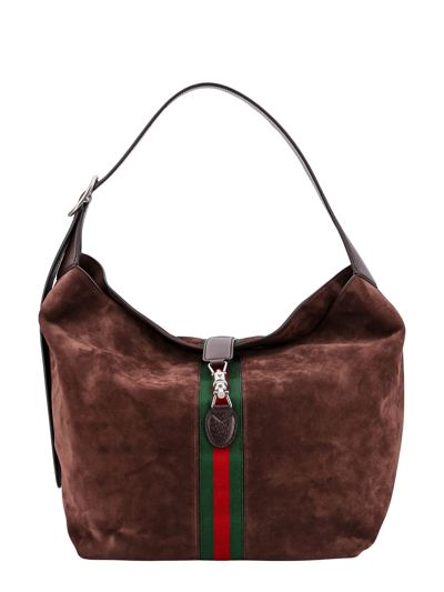 Brown Gucci Jackie Shoulder Bag