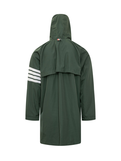 Shop Thom Browne Trench Parka In Dk Green
