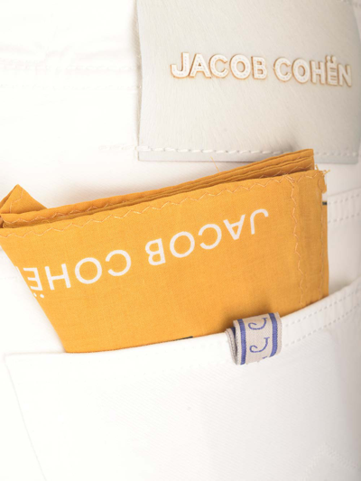 Shop Jacob Cohen White Bard Jeans