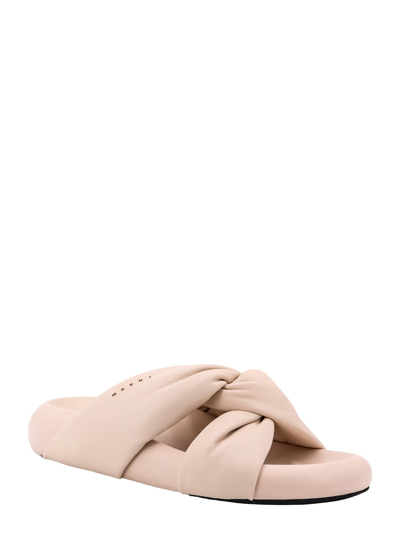 Shop Marni Bubble Sandals In Grey