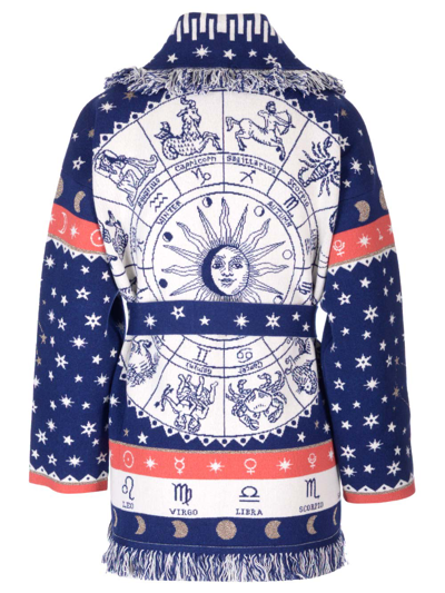 Shop Alanui Astrology Wheel Cardigan In Multicolor