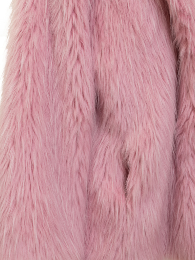 Shop Msgm Coat In Pink