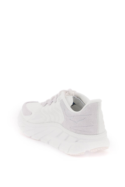 Shop Hoka Clifton Ls Sneakers In White Nimbus Cloud (white)