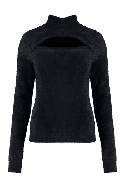 Shop Marant Etoile Mayers Turtleneck Sweater In Black