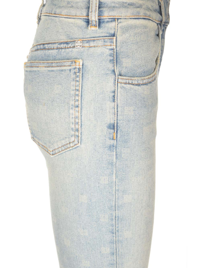 Shop Givenchy Bootcut Jeans In Light Blue