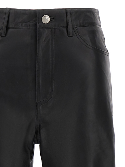 Shop Remain Birger Christensen Leather Pants In Black