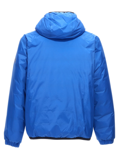 Shop Moncler Rosiere Reversible Down Jacket In Multicolor