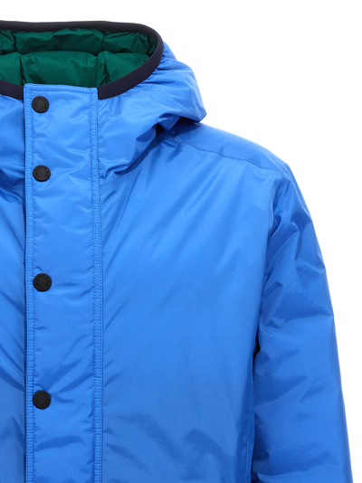 Shop Moncler Rosiere Reversible Down Jacket In Multicolor