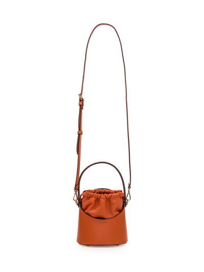 Shop Etro Bucket Bag In Arancione