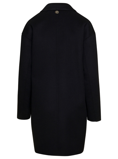 Shop Twinset Cappotto In Black