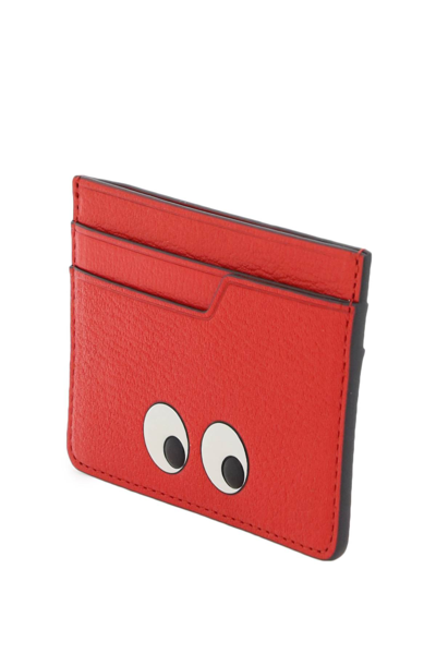 Shop Anya Hindmarch Eyes Cardholder In Bright Red (red)