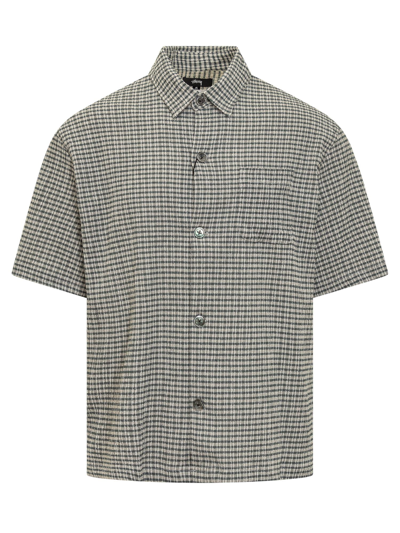 Shop Stussy Wrinkly Shirt In Green